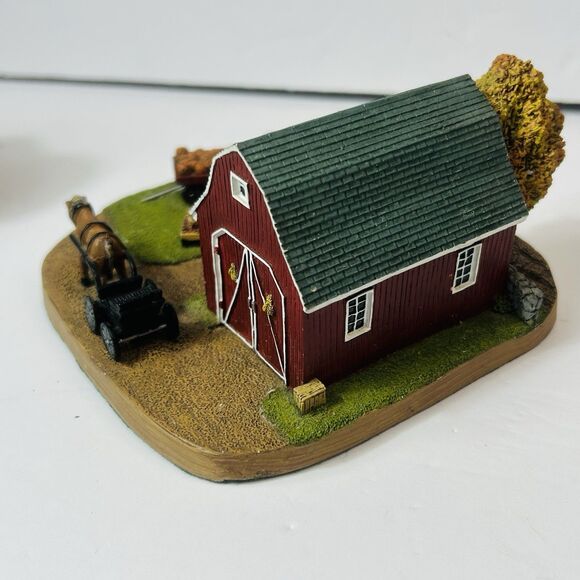 Danbury Mint Amish Heritage Collection Quilt Produce Stable Vintage 1990s Lot 3 - Picture 5 of 8